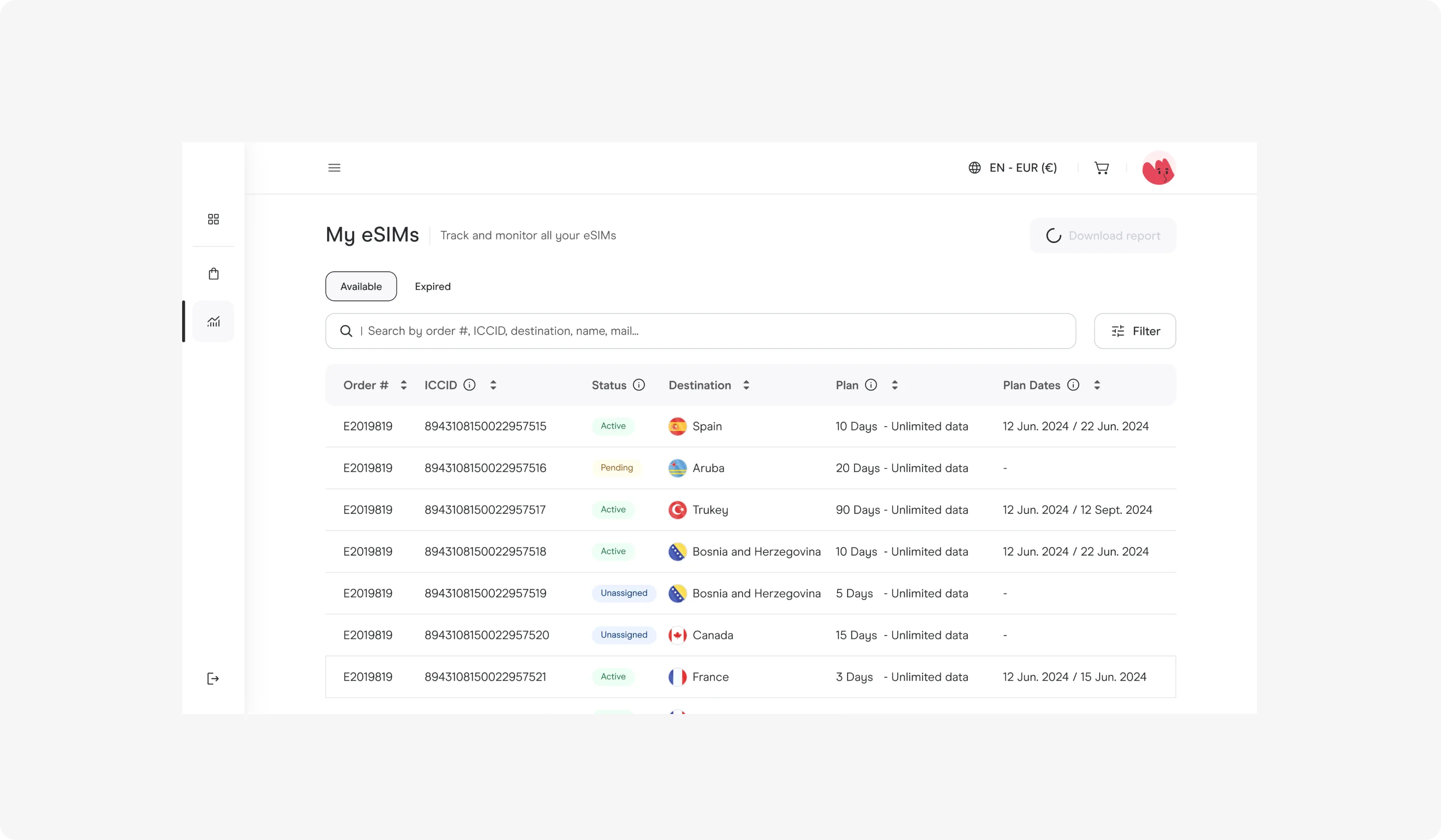 Partner dashboard and batch assignment flow